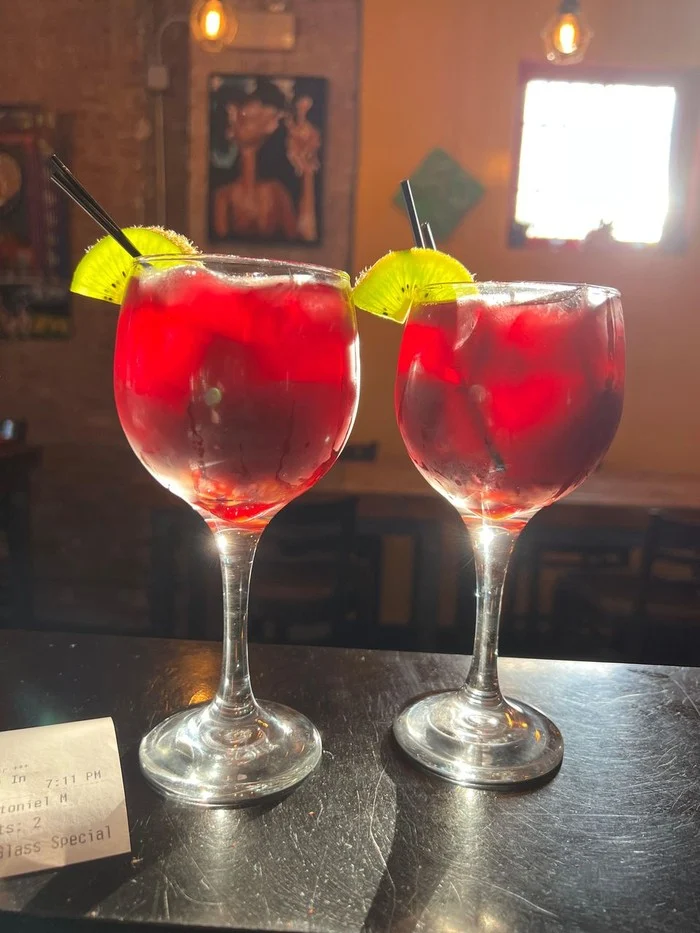 Red Sangria at Estrella Negra